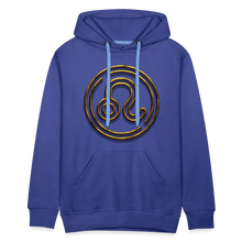 Load image into Gallery viewer, Leo 3D Gold Men’s Premium Hoodie - royal blue