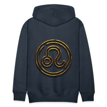 Load image into Gallery viewer, Leo 3D Gold Men’s Premium Hoodie - navy