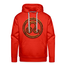 Load image into Gallery viewer, Leo 3D Gold Men’s Premium Hoodie - red