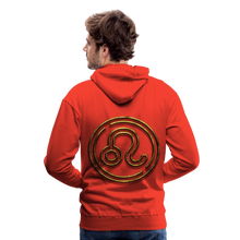 Load image into Gallery viewer, Leo 3D Gold Men’s Premium Hoodie - red