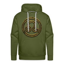 Load image into Gallery viewer, Leo 3D Gold Men’s Premium Hoodie - olive green