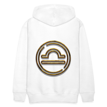 Load image into Gallery viewer, Libra 3D Gold Men’s Premium Hoodie - white
