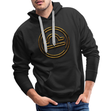 Load image into Gallery viewer, Libra 3D Gold Men’s Premium Hoodie - black