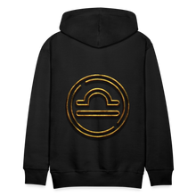 Load image into Gallery viewer, Libra 3D Gold Men’s Premium Hoodie - black
