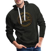 Load image into Gallery viewer, Libra 3D Gold Men’s Premium Hoodie - charcoal grey