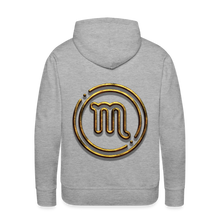 Load image into Gallery viewer, Scorpio 3D Men’s Premium Hoodie - heather grey