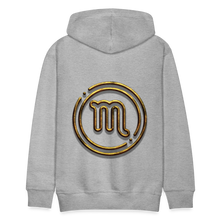 Load image into Gallery viewer, Scorpio 3D Men’s Premium Hoodie - heather grey