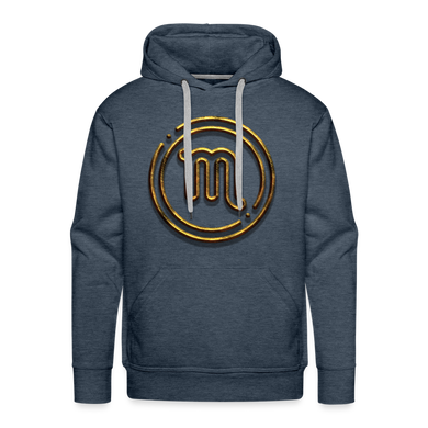 Scorpio 3D Men’s Premium Hoodie - heather denim