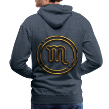 Load image into Gallery viewer, Scorpio 3D Men’s Premium Hoodie - heather denim