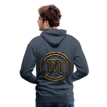 Load image into Gallery viewer, Scorpio 3D Men’s Premium Hoodie - heather denim