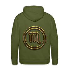 Load image into Gallery viewer, Scorpio 3D Men’s Premium Hoodie - olive green