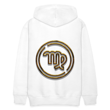 Load image into Gallery viewer, Virgo Gold 3D Men’s Premium Hoodie - white