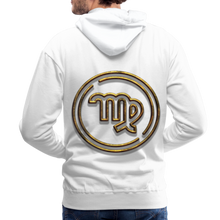 Load image into Gallery viewer, Virgo Gold 3D Men’s Premium Hoodie - white