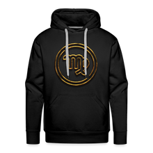 Load image into Gallery viewer, Virgo Gold 3D Men’s Premium Hoodie - black