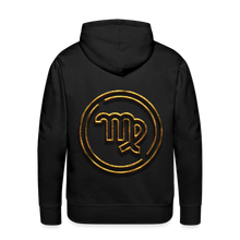 Load image into Gallery viewer, Virgo Gold 3D Men’s Premium Hoodie - black