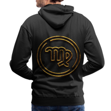 Load image into Gallery viewer, Virgo Gold 3D Men’s Premium Hoodie - black