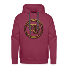 Load image into Gallery viewer, Virgo Gold 3D Men’s Premium Hoodie - burgundy