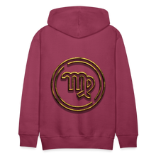 Load image into Gallery viewer, Virgo Gold 3D Men’s Premium Hoodie - burgundy