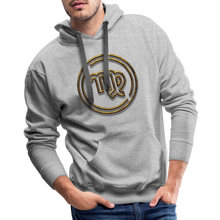 Load image into Gallery viewer, Virgo Gold 3D Men’s Premium Hoodie - heather grey