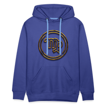 Load image into Gallery viewer, Virgo Gold 3D Men’s Premium Hoodie - royal blue
