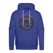 Load image into Gallery viewer, Virgo Gold 3D Men’s Premium Hoodie - royal blue