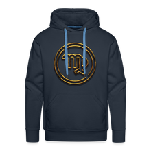 Load image into Gallery viewer, Virgo Gold 3D Men’s Premium Hoodie - navy