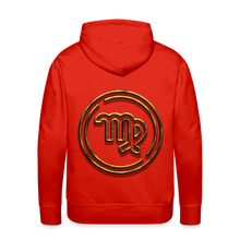 Load image into Gallery viewer, Virgo Gold 3D Men’s Premium Hoodie - red