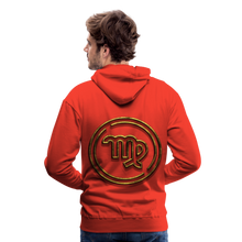 Load image into Gallery viewer, Virgo Gold 3D Men’s Premium Hoodie - red