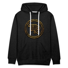 Load image into Gallery viewer, Virgo Gold 3D Men’s Premium Hoodie - charcoal grey