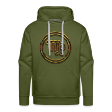 Load image into Gallery viewer, Virgo Gold 3D Men’s Premium Hoodie - olive green
