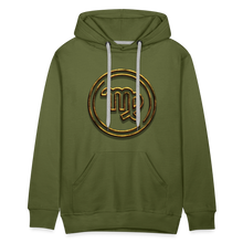 Load image into Gallery viewer, Virgo Gold 3D Men’s Premium Hoodie - olive green