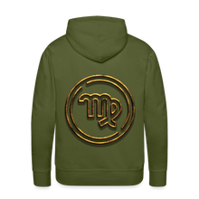Load image into Gallery viewer, Virgo Gold 3D Men’s Premium Hoodie - olive green