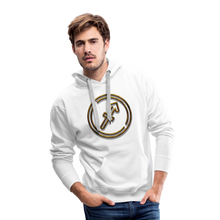 Load image into Gallery viewer, Sgaittarius 3D Gold Men’s Premium Hoodie - white