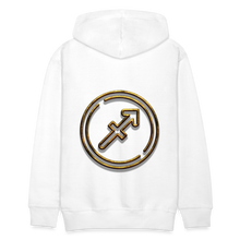 Load image into Gallery viewer, Sgaittarius 3D Gold Men’s Premium Hoodie - white