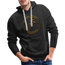 Load image into Gallery viewer, Sgaittarius 3D Gold Men’s Premium Hoodie - black