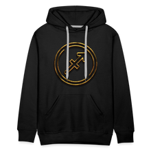 Load image into Gallery viewer, Sgaittarius 3D Gold Men’s Premium Hoodie - black