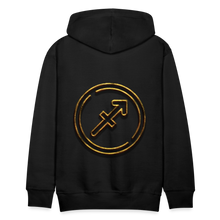 Load image into Gallery viewer, Sgaittarius 3D Gold Men’s Premium Hoodie - black