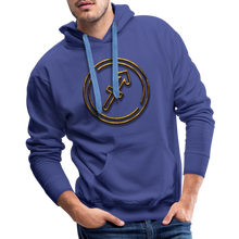 Load image into Gallery viewer, Sgaittarius 3D Gold Men’s Premium Hoodie - royal blue