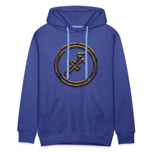 Load image into Gallery viewer, Sgaittarius 3D Gold Men’s Premium Hoodie - royal blue