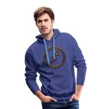 Load image into Gallery viewer, Sgaittarius 3D Gold Men’s Premium Hoodie - royal blue