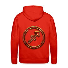 Load image into Gallery viewer, Sgaittarius 3D Gold Men’s Premium Hoodie - red