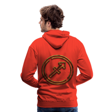 Load image into Gallery viewer, Sgaittarius 3D Gold Men’s Premium Hoodie - red