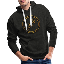 Load image into Gallery viewer, Sgaittarius 3D Gold Men’s Premium Hoodie - charcoal grey