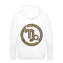 Load image into Gallery viewer, Capricorn 3D Men’s Premium Hoodie - white