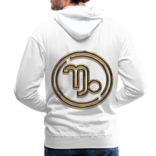 Load image into Gallery viewer, Capricorn 3D Men’s Premium Hoodie - white
