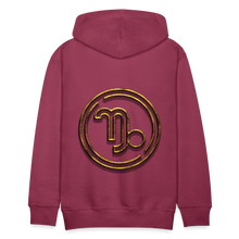 Load image into Gallery viewer, Capricorn 3D Men’s Premium Hoodie - burgundy