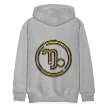 Load image into Gallery viewer, Capricorn 3D Men’s Premium Hoodie - heather grey