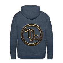 Load image into Gallery viewer, Capricorn 3D Men’s Premium Hoodie - heather denim