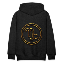 Load image into Gallery viewer, Capricorn 3D Men’s Premium Hoodie - charcoal grey