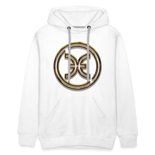 Load image into Gallery viewer, Pisces 3D Gold Men’s Premium Hoodie - white